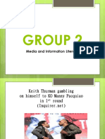 Group 2: Media and Information Literacy