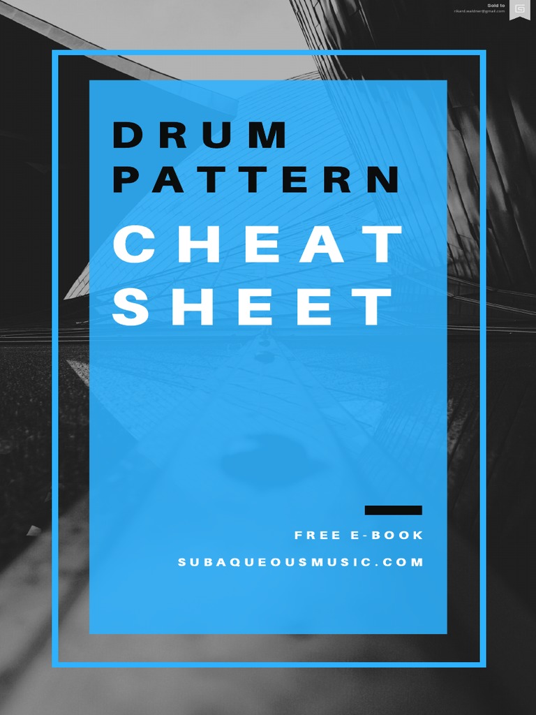 Drum Programming Cheat Sheet Pdf Pdf Electronic Music Music