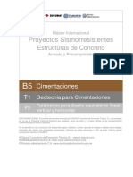 Parametros Para Diseno Equivalente Lineal Vertical y Horizontal