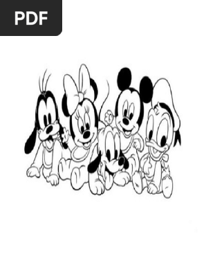 Fotos De Mickey Mouse Bebe Para Colorear Pdf