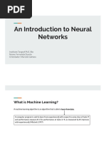 An Introduction To Neural Networks: Instituto Tecgraf PUC-Rio Nome: Fernanda Duarte Orientador: Marcelo Gattass