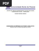 Assessoria de Imprensa no Poder Legislativo - Estudo de Caso na Câmara Municipal de Londrina