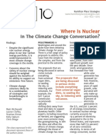 Where Is Nuclear in The Climate Change Conversation?