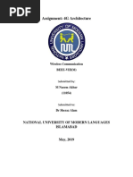 Assignment: 4G Architecture: Wireless Communication Beee-Viii (M)