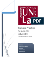 TP Relaciones Laborales. Constitucionalismo Social