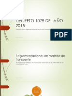 Decreto 1079 Del Año 2015