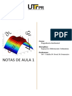 Curso de Engenharia Ambiental: Equações Diferenciais Ordinárias