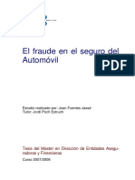 Fraude en el seguro del automovil - Universidad de Barcelona