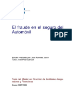 Fraude en El Seguro Del Automovil - Universidad de Barcelona