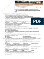 Practical Research 2 - First Quarter Exam