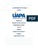 Open University For Adult (UAPA) : Present by