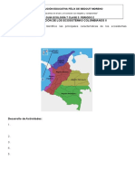 Distribución de Los Ecosistemas Colombianos II