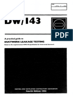 DW143 Ductwork Leakage Testing