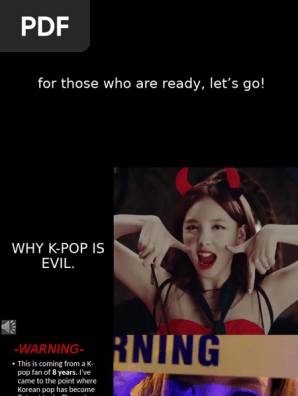 WHY K-POP IS EVIL