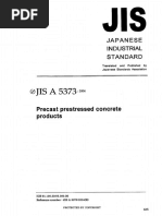 JIS A5373 2004 Precast Prestressed Concrete Products PDF