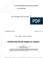 Nitrogen Injection For Enhanced Oil Recovery R. Wuensche: This Article Begins On The Next Page