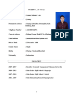 CONTOH Curriculum Vitae