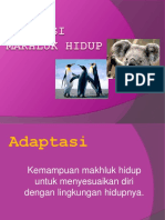 Adaptasi Makhluk Hidup untuk Bertahan Hidup