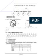 Prueba de Entrada - 2°