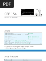 Lecture 15: More PHP