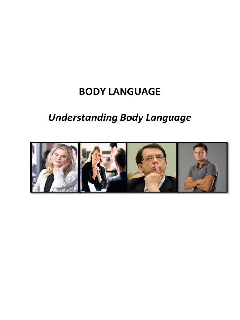 Body Language, PDF, Nonverbal Communication