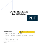 Mathiic Test 05 Powerpoint
