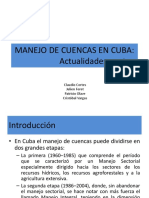 Manejo de Cuencas en Cuba