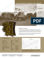 Kobelt Air Applied Caliper Disc Brake Spec Sheet