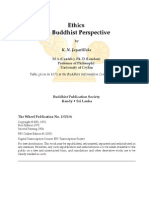 Ethics in Buddhist Perspective