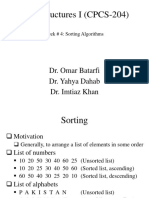 Data Structures I (CPCS-204) : Dr. Omar Batarfi Dr. Yahya Dahab Dr. Imtiaz Khan
