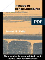 The Language of Postcolonial Literatures An Introduction