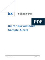14.Kx For Surveillance Alerts