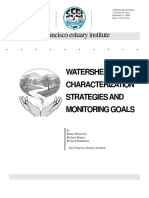 Watershed Characterization, Strategies and Monitoring Goals 