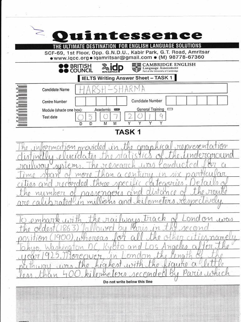 Harsh Scanned Papers | PDF | International English Language Testing ...