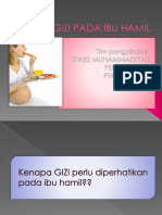 Gizi Pada Ibu Hamil