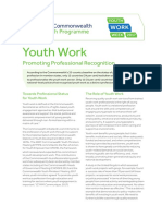 Youth Work: Promoting Professional Recognition