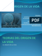 El Origen de La Vida