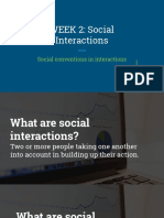 Social Interactions in Communication