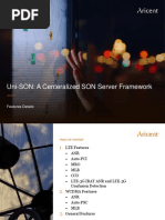 Aricent Uni-SON Feature Details