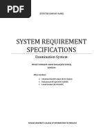 SRS of Examination System