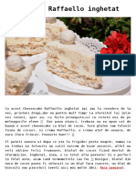 Cheesecake Raffaello Inghetat: Fara Coacere