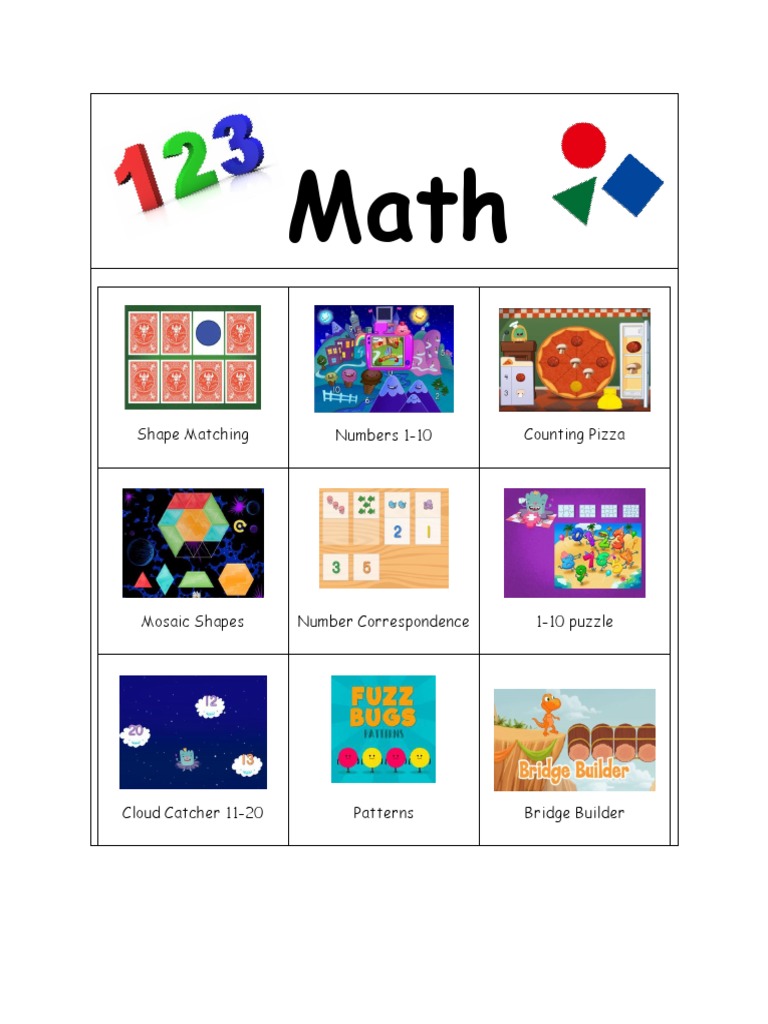 Engaging Math Games for Kids | PDF