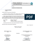 Surat Permohonon Kesediaan Koordinator Dan Peminjaman Alakes DR - Fajar
