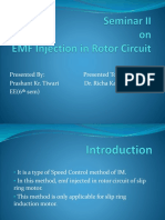 EMF Injection On Rotor Circuit