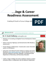 College & Career Readiness Assessment: Pursue College with a Purpose
