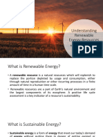 Understanding Renewable Energy Resources: Engr. Lester Alfred M. Olasiman