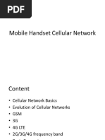 Mobile Handset Cellular Network