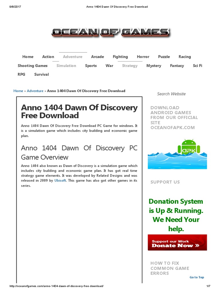 Anno 1404 Mac Download