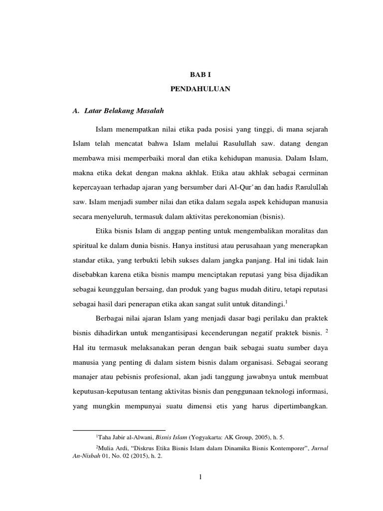 Etika Bisnis Di Era Industri 4 0