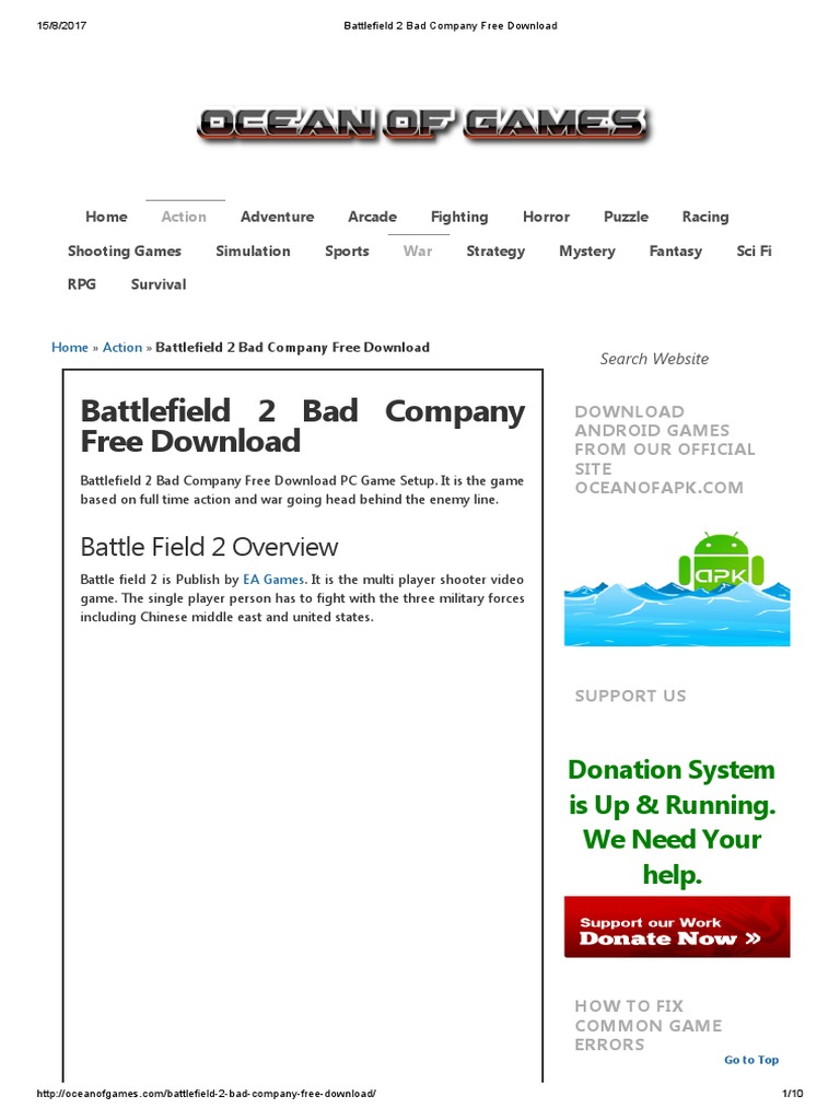 PC GAME) (PC GAME) Battlefield 2 Bad Company | PDF | Windows 7.